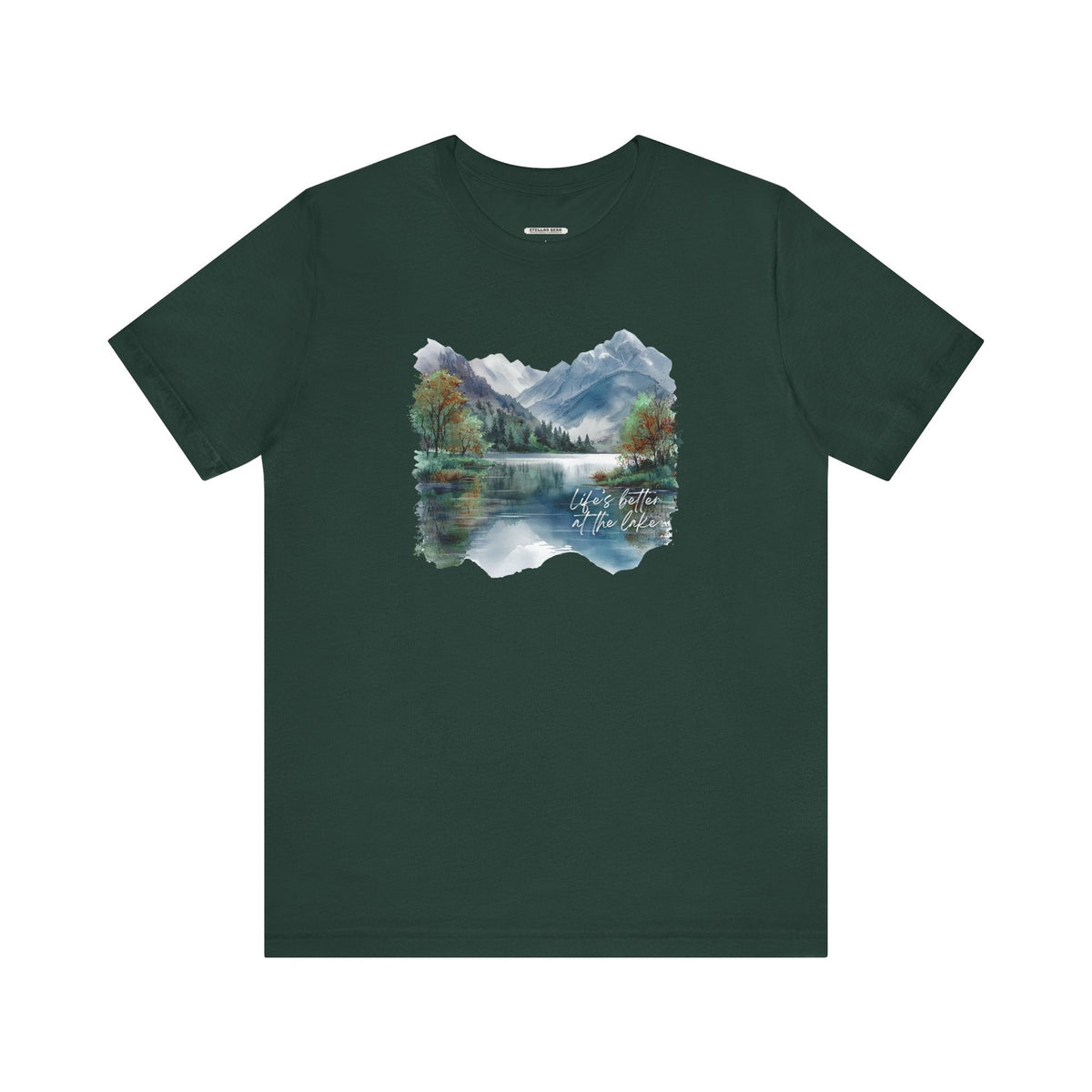 Life's Better at the Lake, Fall Trees Graphic T-Shirt product image 8