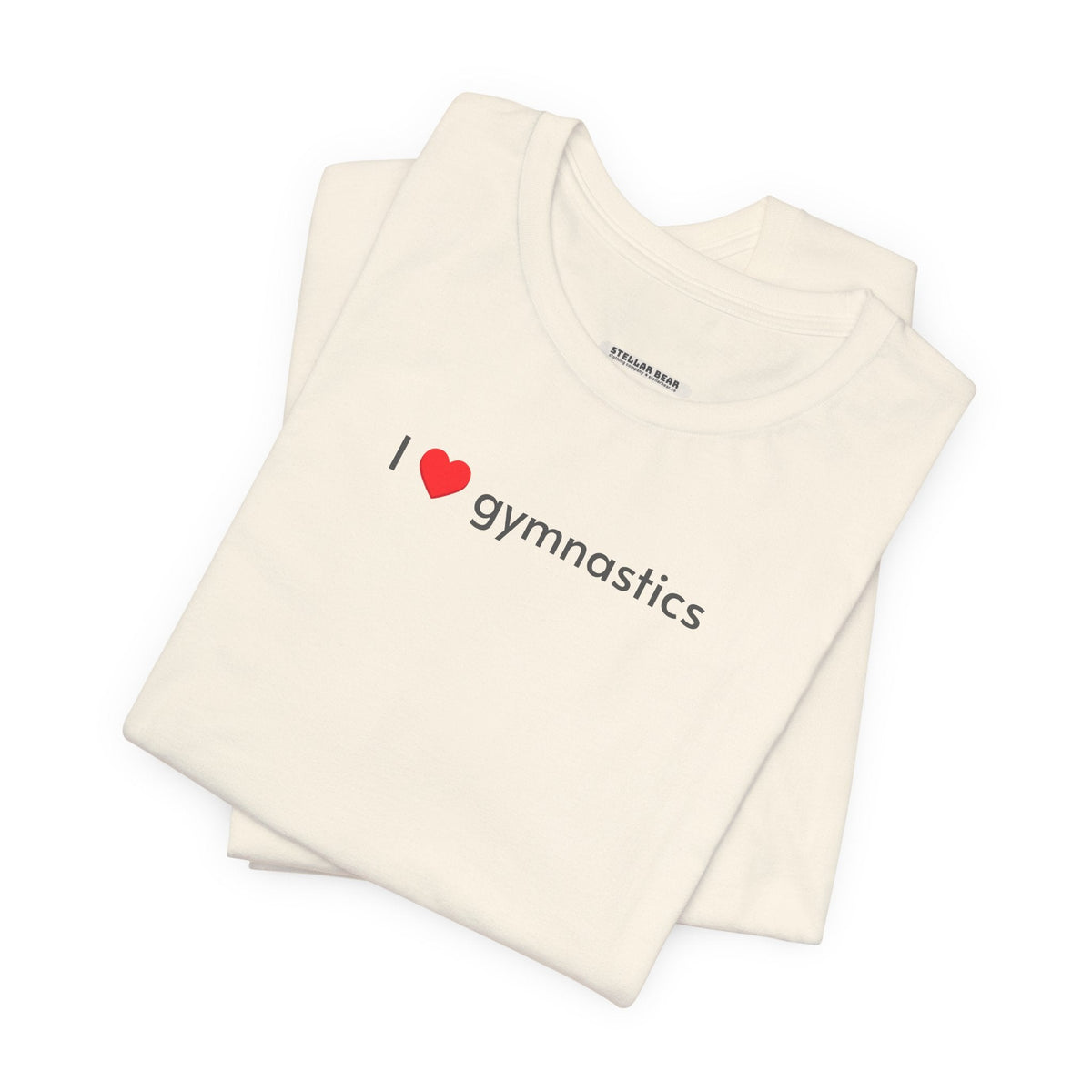 I Love Gymnastics Minimalist Style T-Shirt product image 1