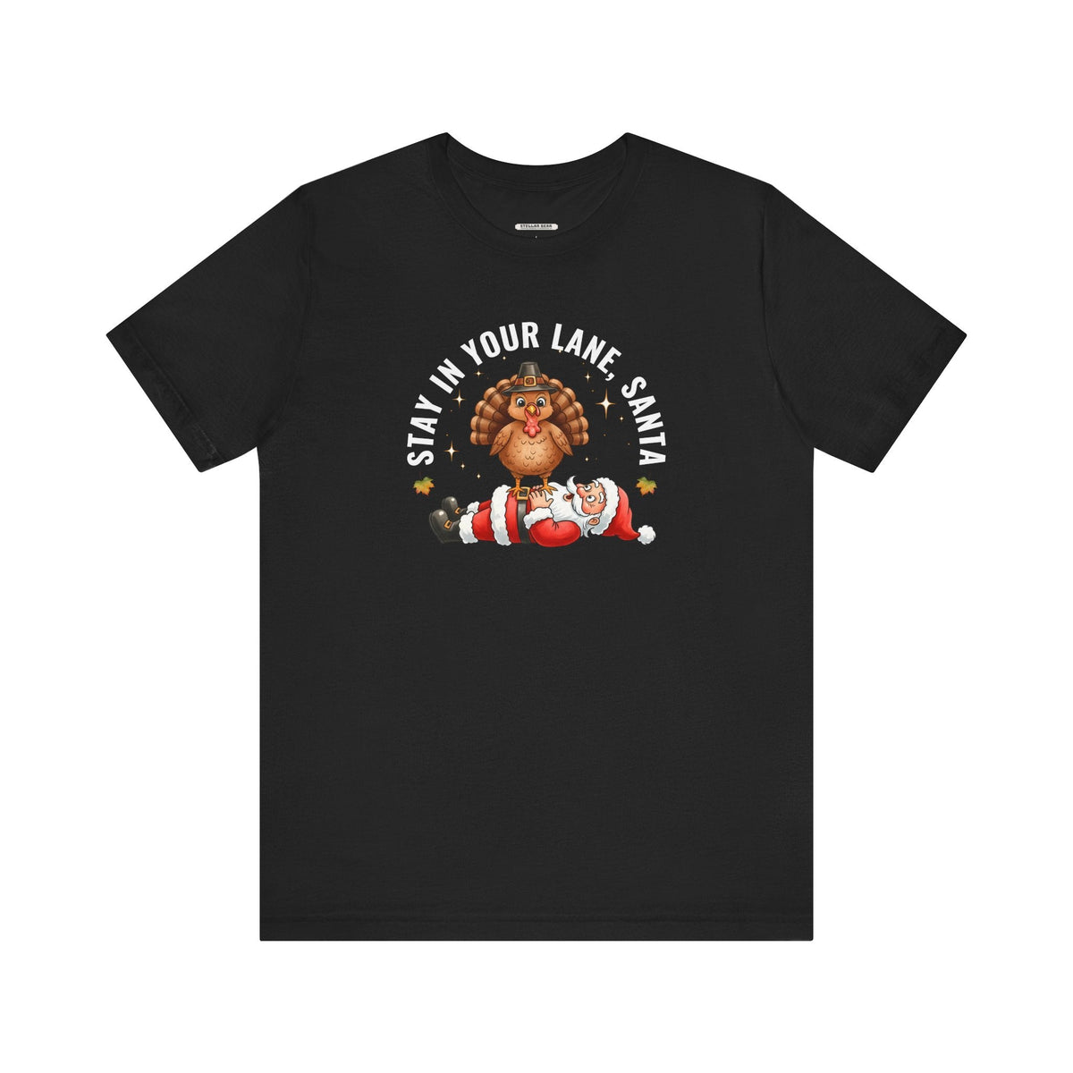 Stay in Your Lane, Santa Graphic T-Shirt product image 7
