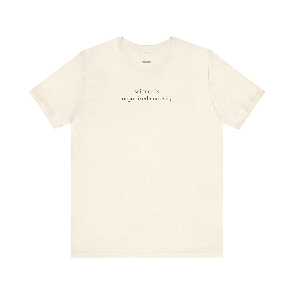 Science is Organized Curiosity Minimalist Style T-Shirt product image 9