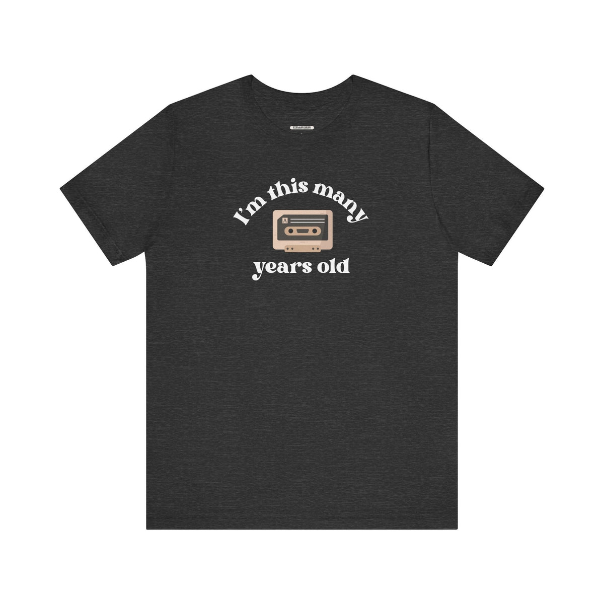 I'm This Many Years Old (Cassette Tape) Graphic T-Shirt product image 12