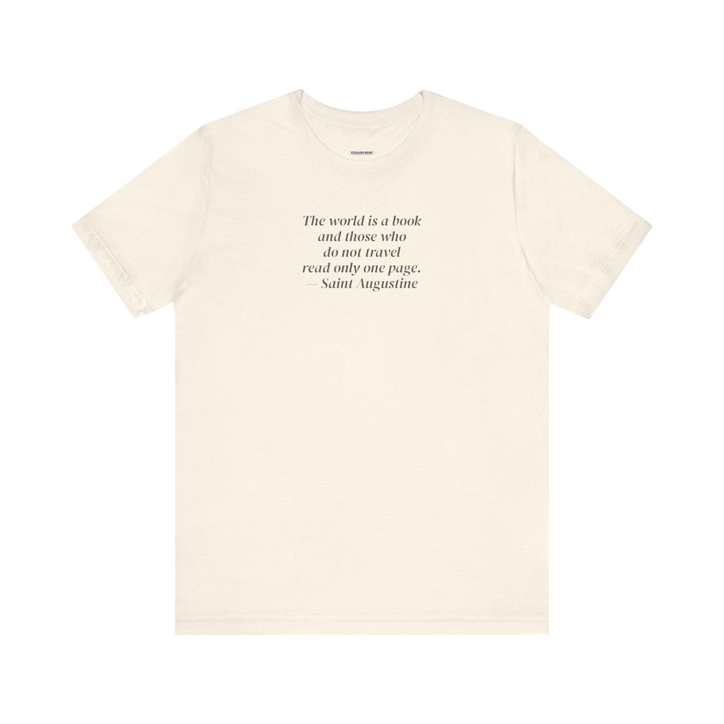 The World is a Book ... Travel Minimalist Style T-Shirt product image 11