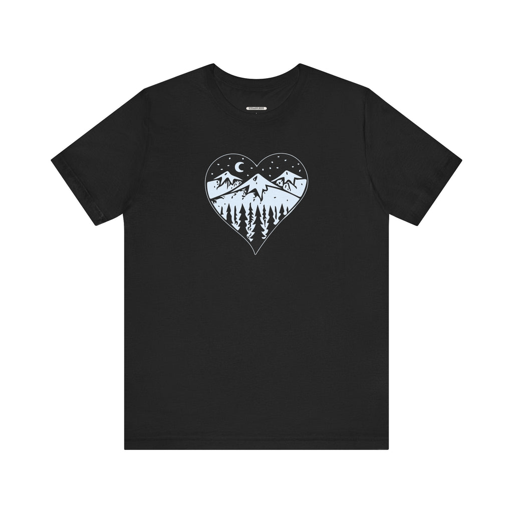 Snowy Mountain at Night Graphic T-Shirt product image 6