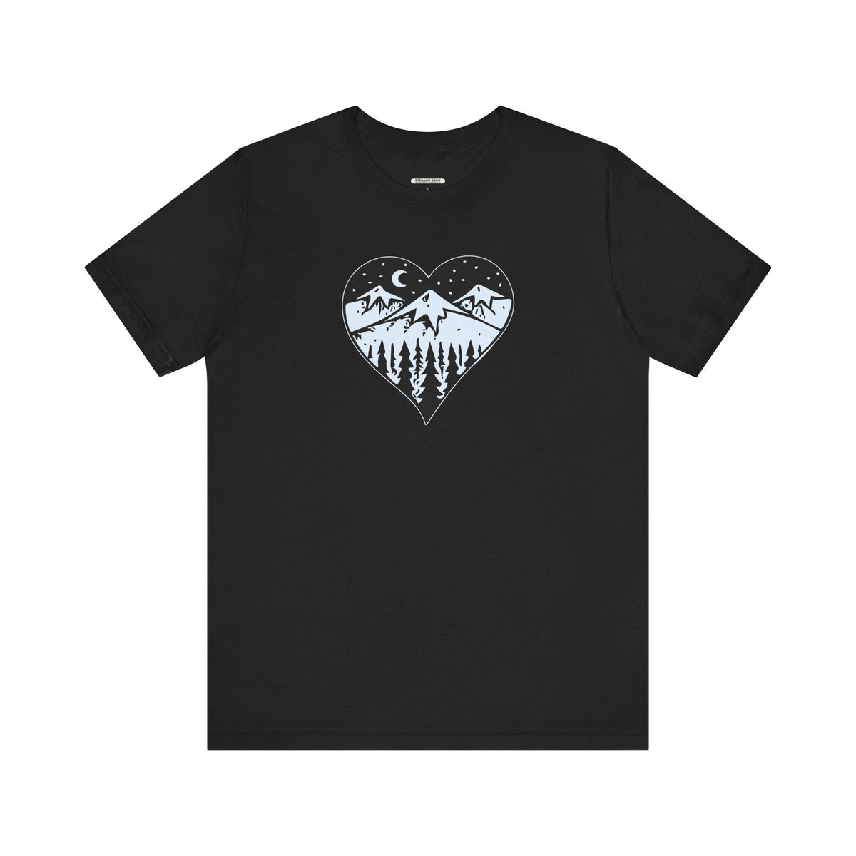 Snowy Mountain at Night Graphic T-Shirt product image 6