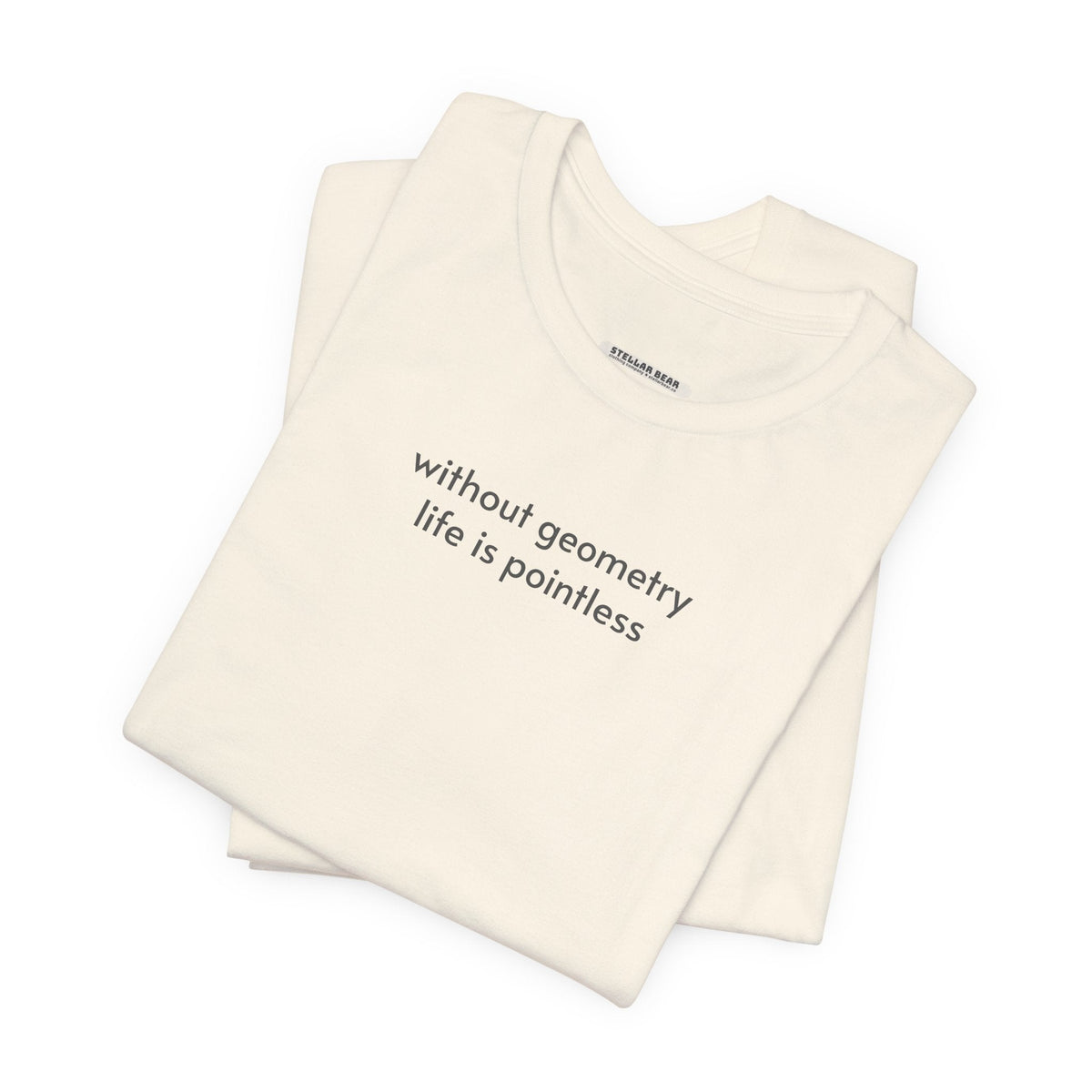 Without Geometry Life is Pointless Minimalist Style T-Shirt product image 2