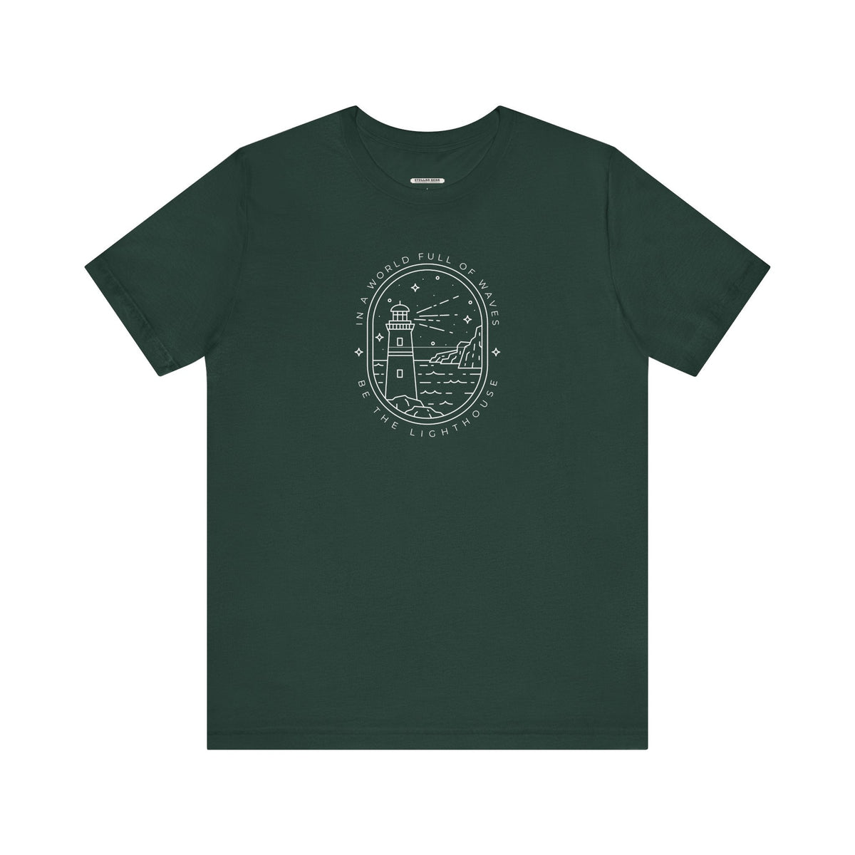 In a World Full of Waves, Be the Lighthouse Graphic T-Shirt product image 11