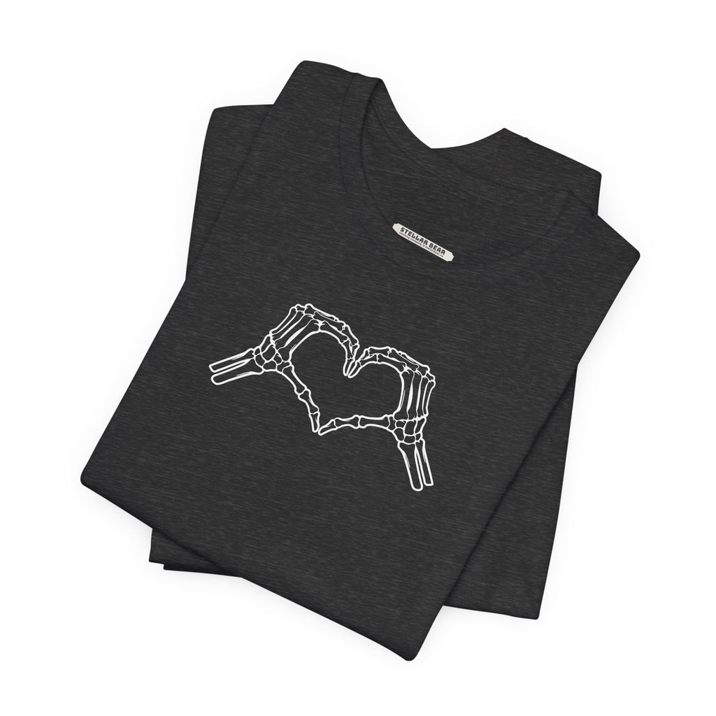 Skeleton Hand Heart Graphic T-Shirt product image 2