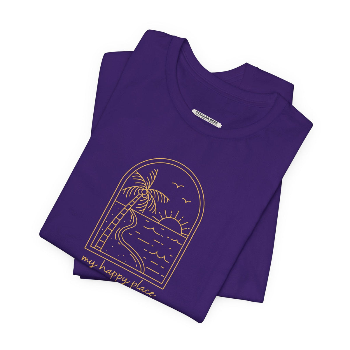 My Happy Place (Beach) Graphic T-Shirt product image 5