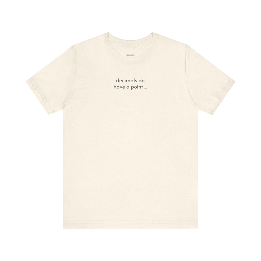 Decimals Do Have a Point Minimalist Style T-Shirt product image 10