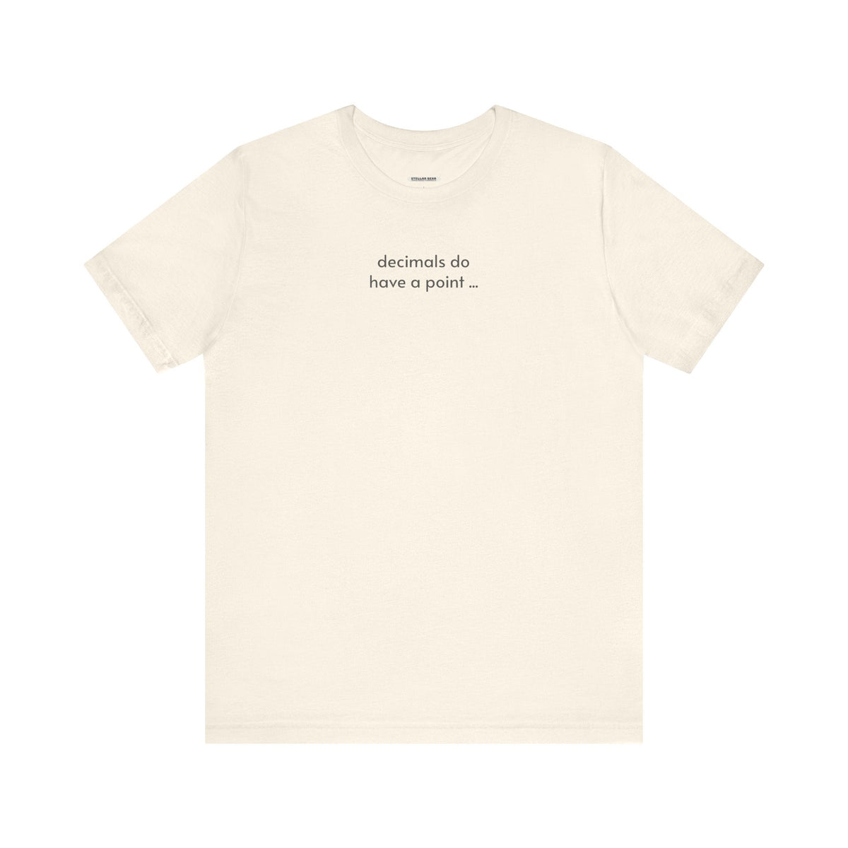 Decimals Do Have a Point Minimalist Style T-Shirt product image 10