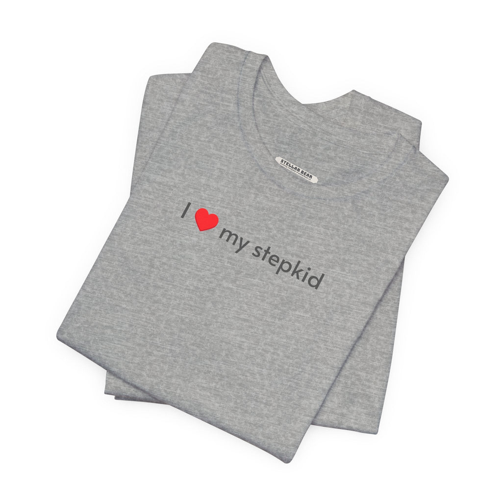 I Love My Stepkid Minimalist Style T-Shirt product image 6