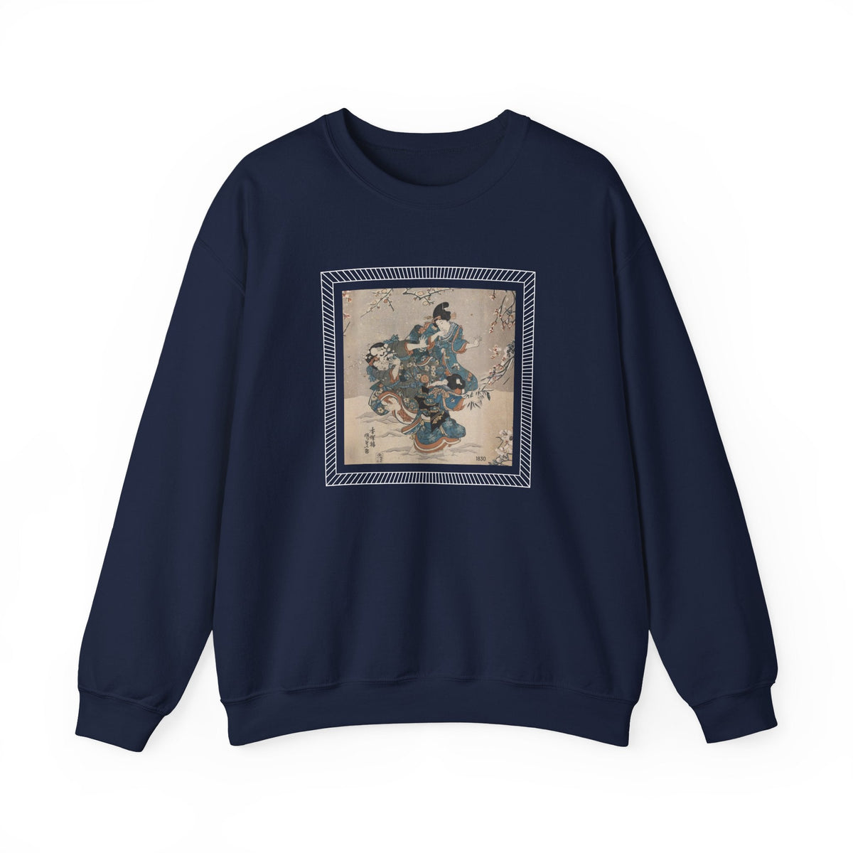 Snowball Fight 1830 Vintage Graphic Sweatshirt product image 1