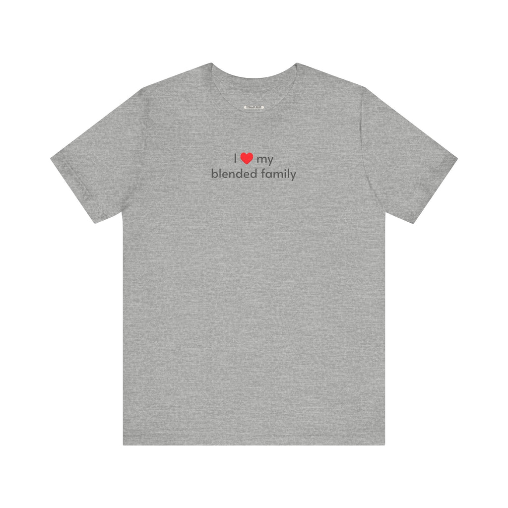 I Love My Blended Family Minimalist Style T-Shirt product image 15