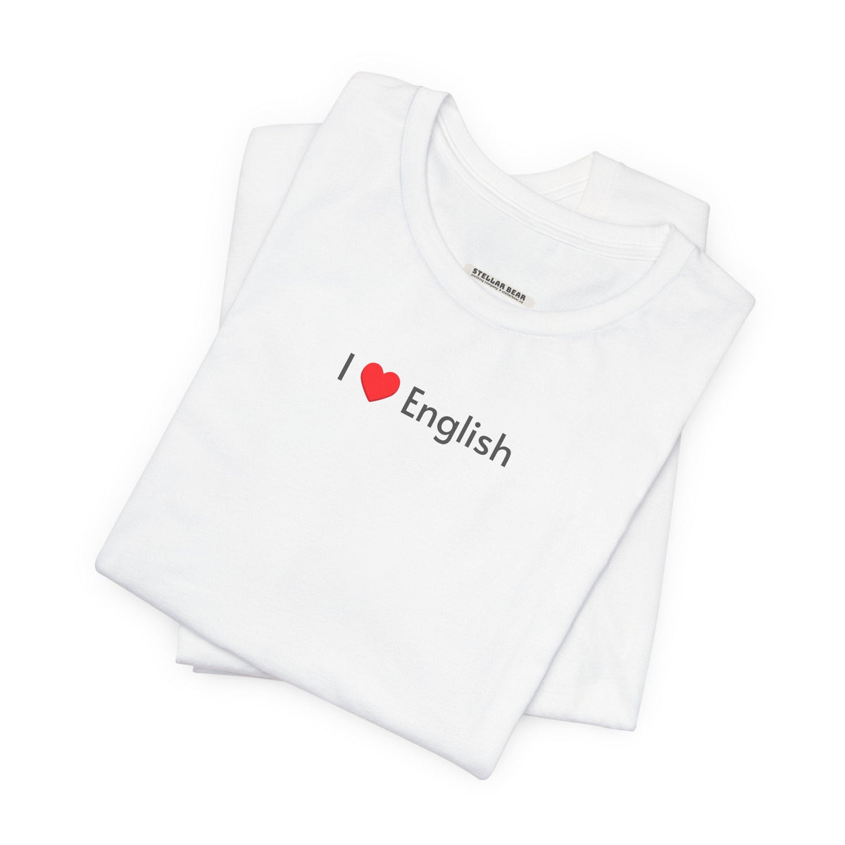 I Love English Minimalist Style T-Shirt product image 7