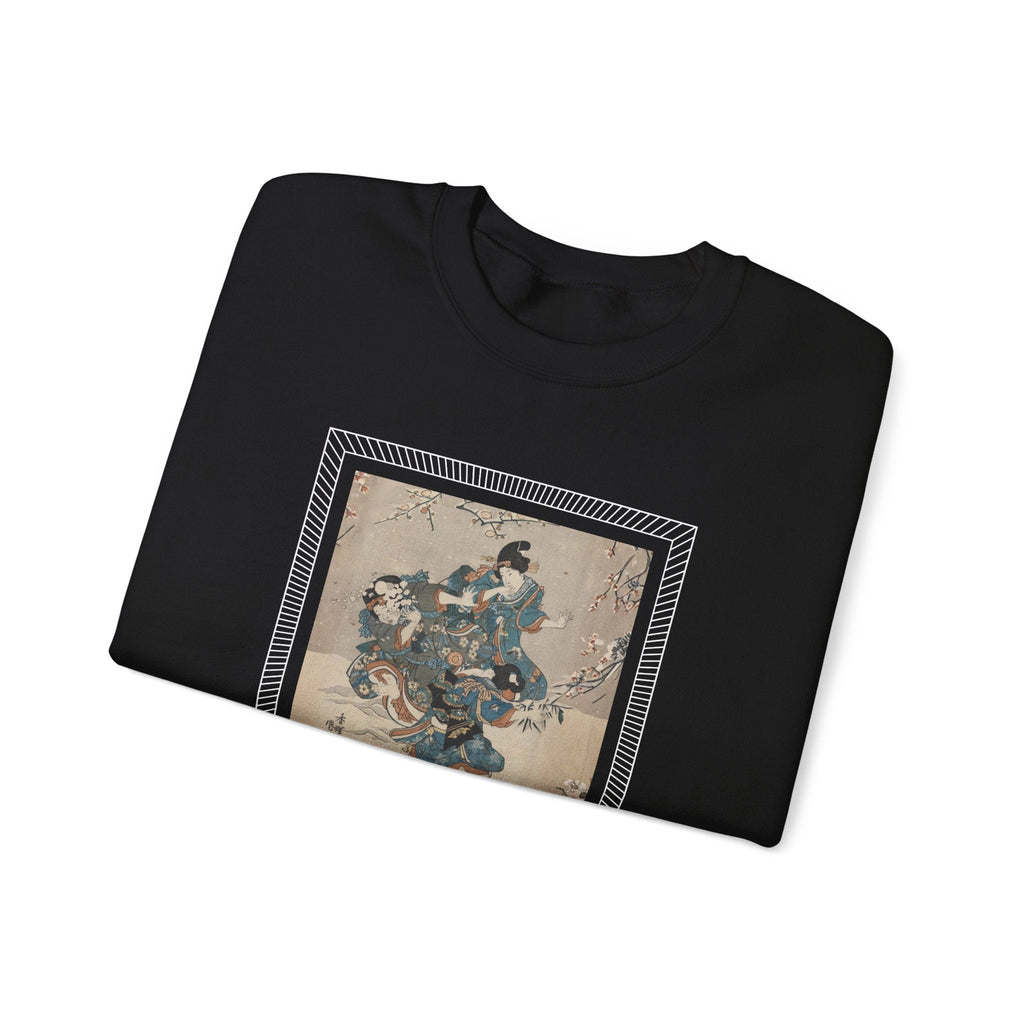 Snowball Fight 1830 Vintage Graphic Sweatshirt product image 9
