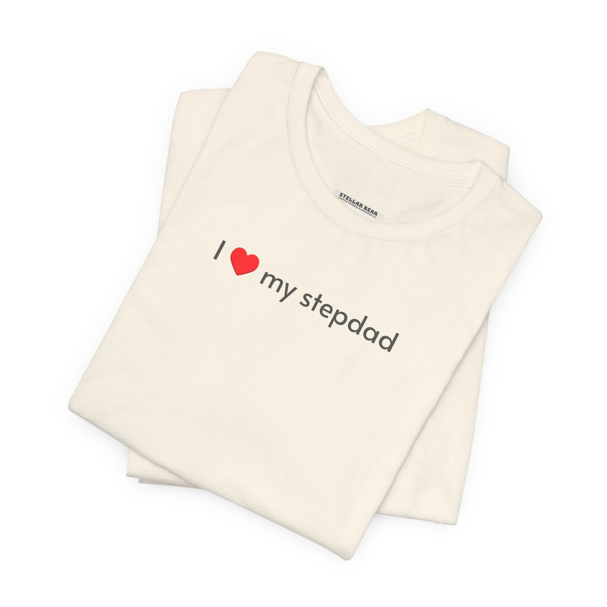 I Love My Stepdad Minimalist Style T-Shirt product image 5