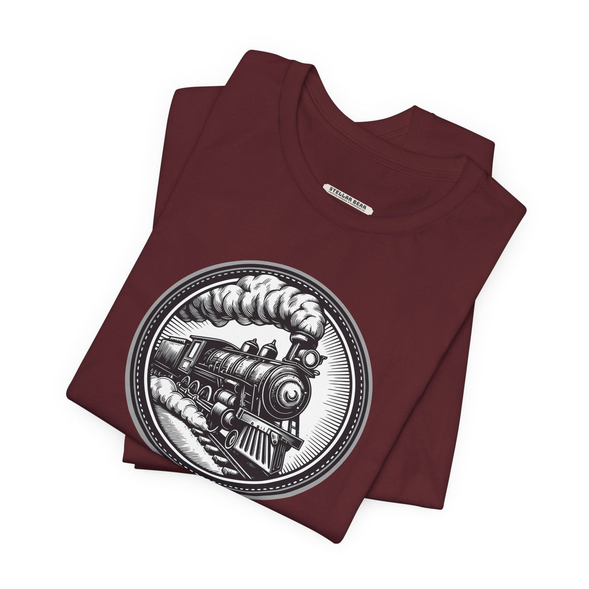 Steam Train Vintage Objects Graphic T-Shirt product image 4