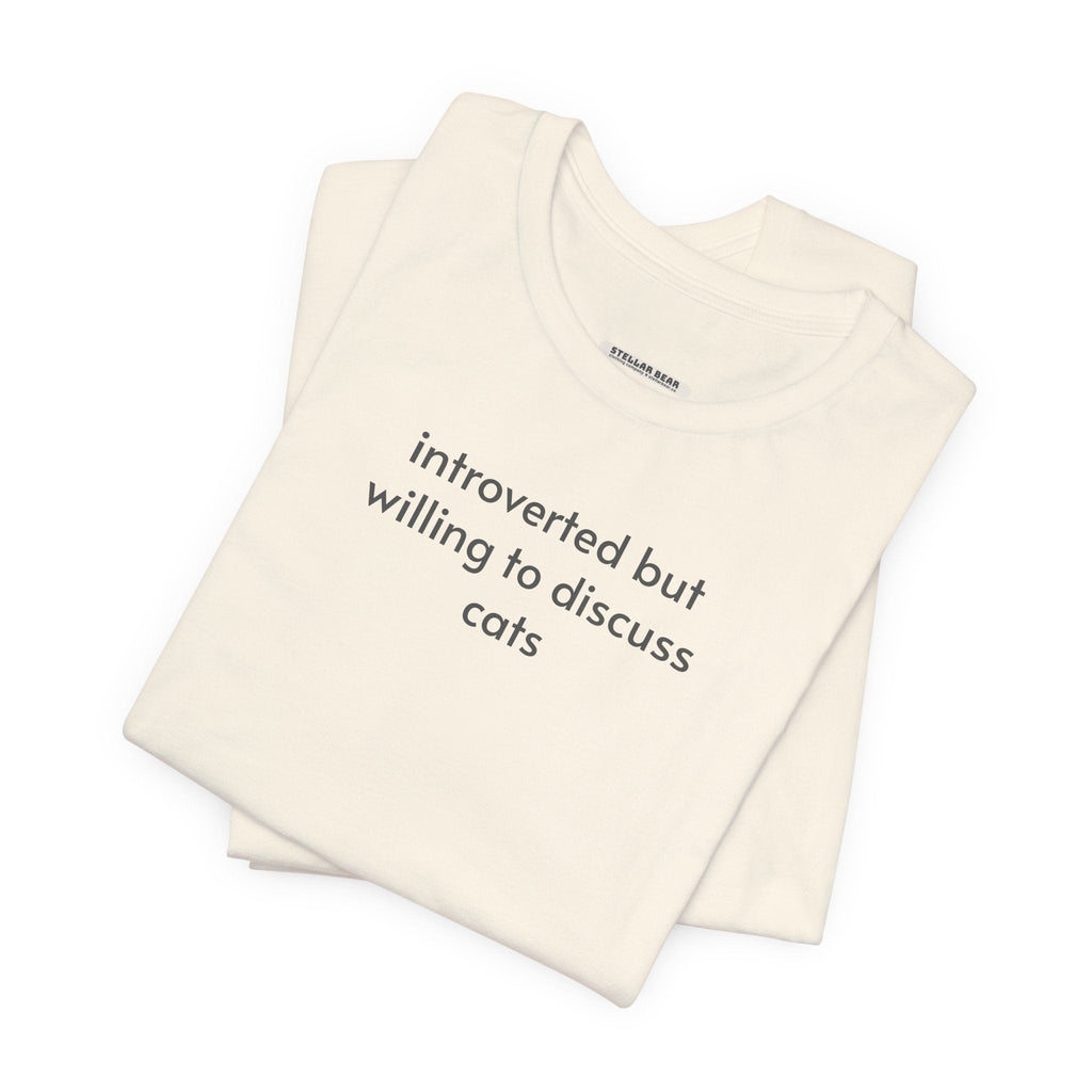 Introverted but Willing to Discuss Cats Minimalist Style product image 5