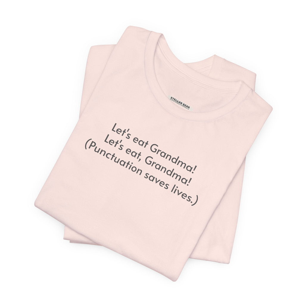 Punctuation Saves Lives Minimalist Style T-Shirt product image 3