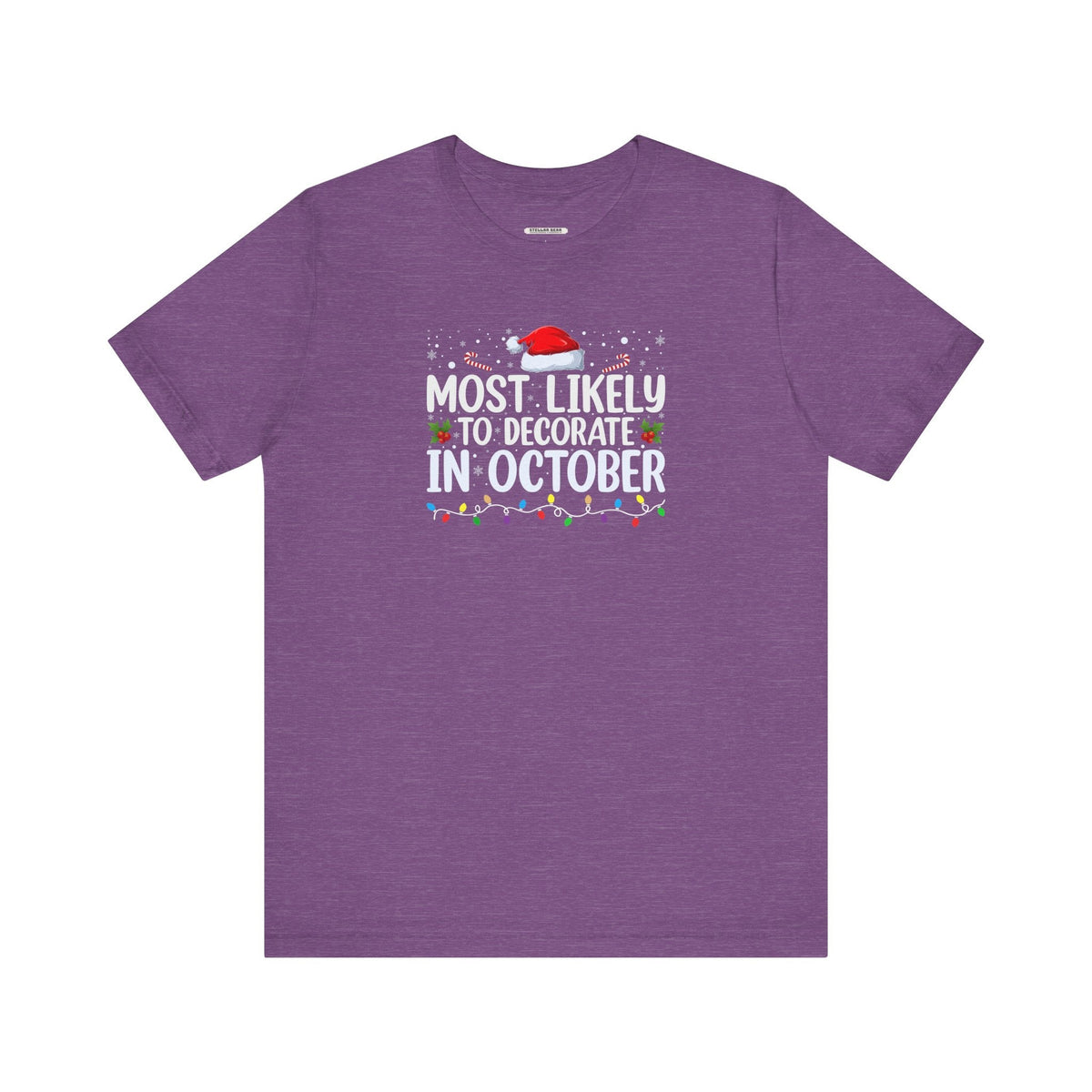 Most Likely to Decorate in October Graphic T-Shirt product image 8