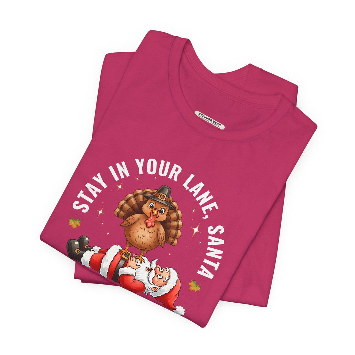 Stay in Your Lane, Santa Graphic T-Shirt product image 6