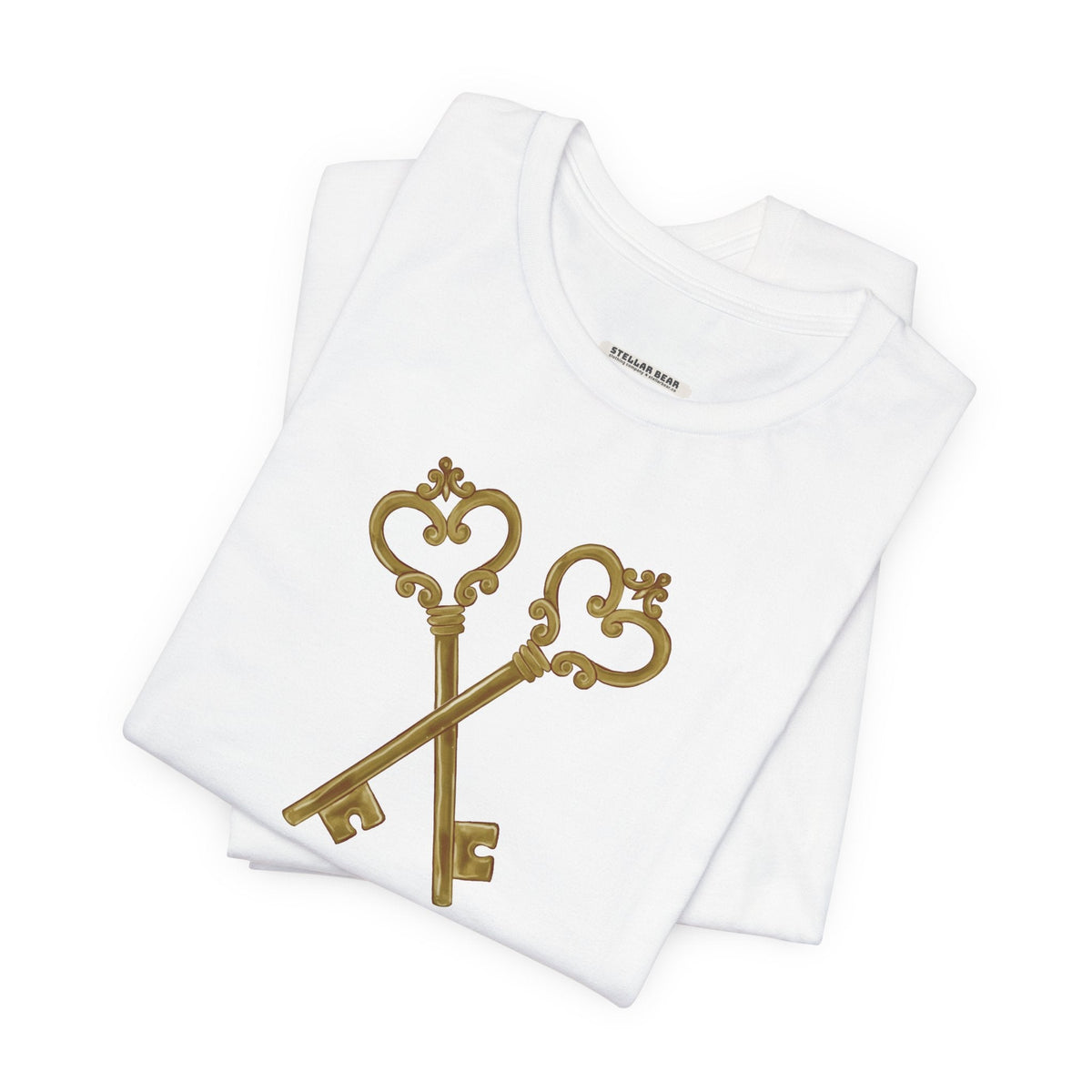 Old Keys Crossed Vintage Objects Graphic T-Shirt product image 2