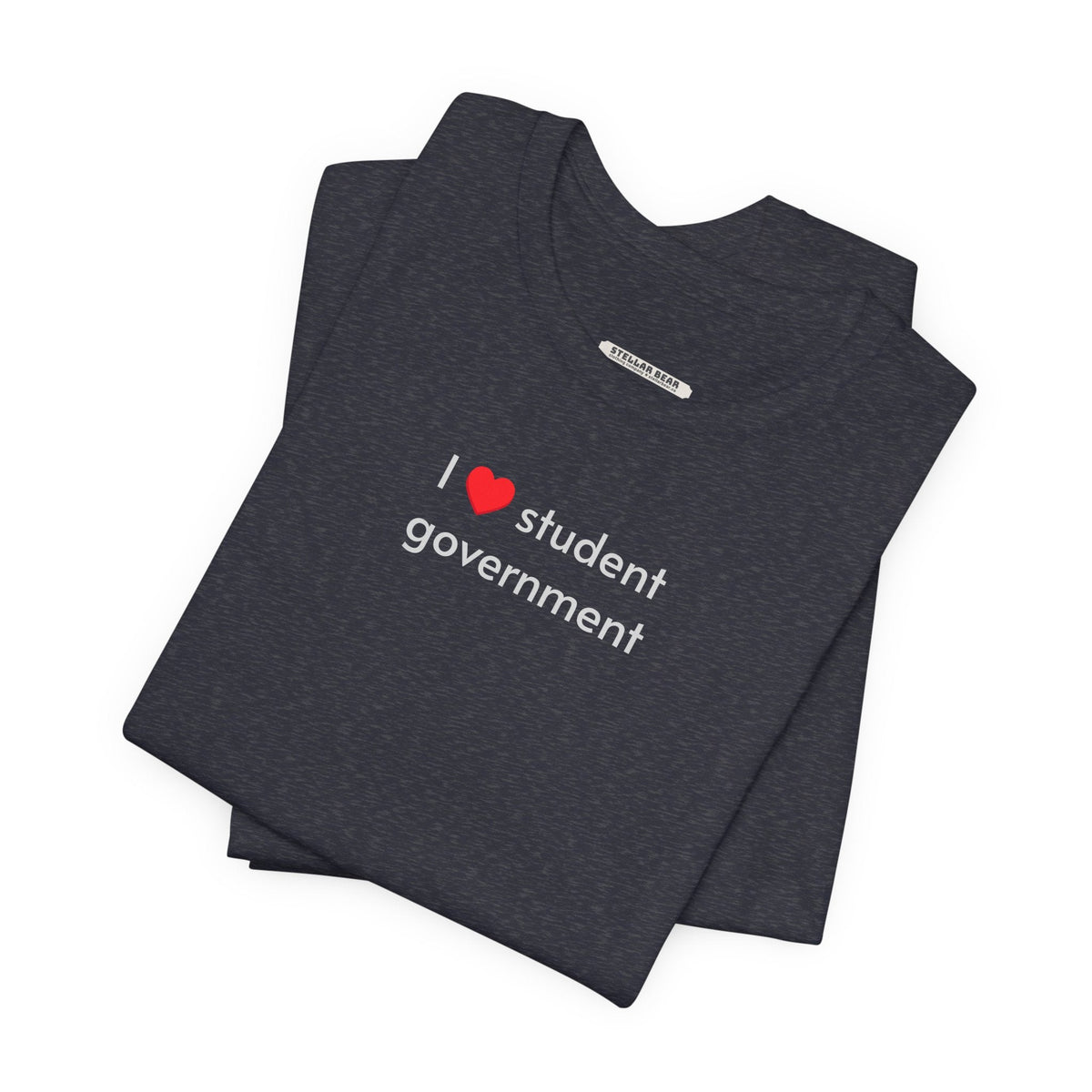I Love Student Government Minimalist Style T-Shirt product image 5