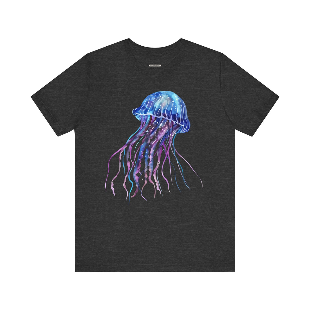 Jellyfish Blue Purple Graphic T-Shirt product image 10