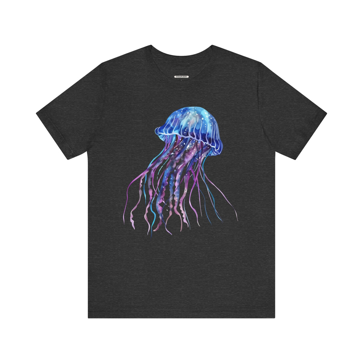 Jellyfish Blue Purple Graphic T-Shirt product image 10