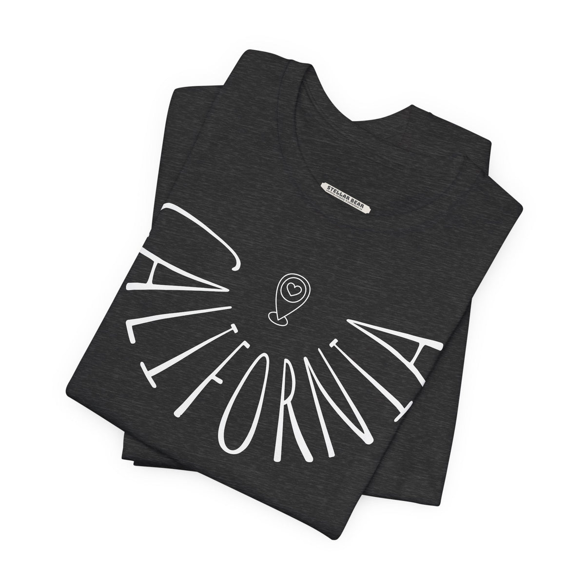 California Liquid Letters Graphic T-Shirt product image 1