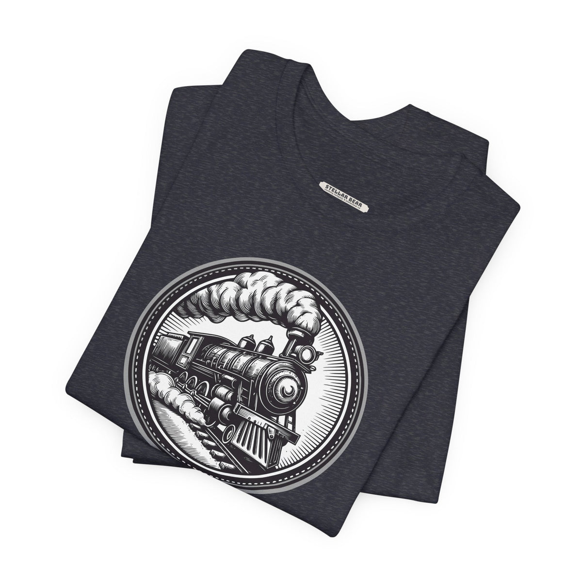 Steam Train Vintage Objects Graphic T-Shirt product image 5