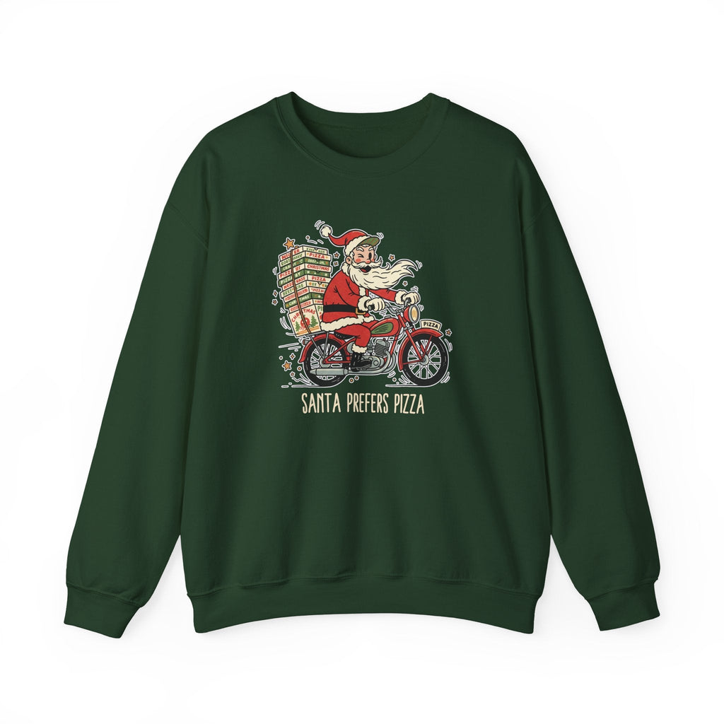 Santa Prefers Pizza Graphic Sweatshirt product image 9