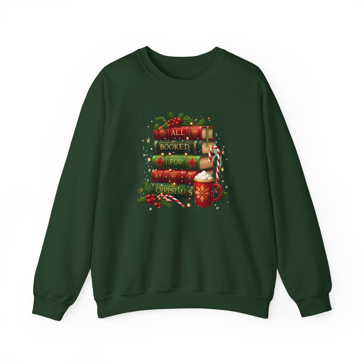 All Booked for Christmas Graphic Sweatshirt product image 9