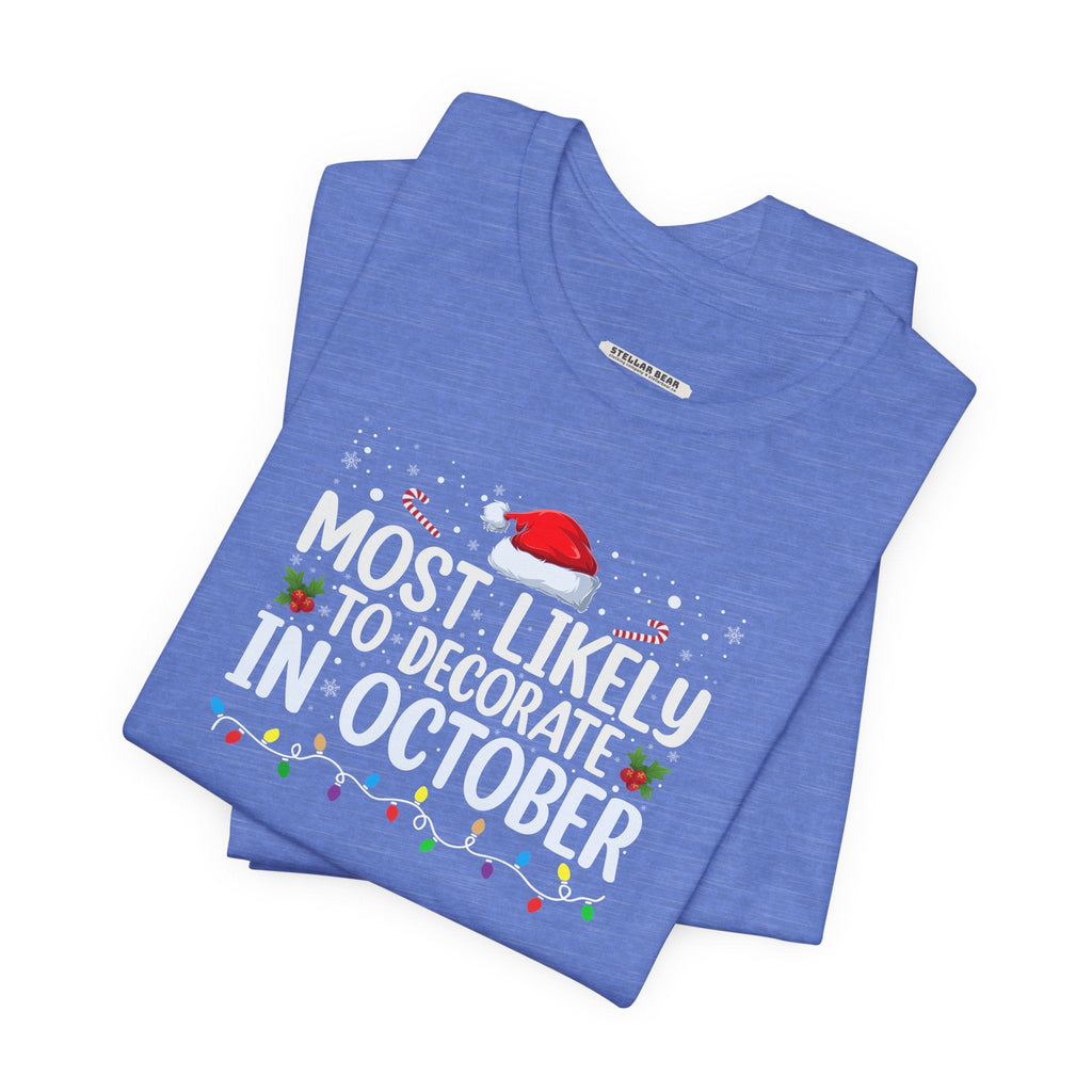 Most Likely to Decorate in October Graphic T-Shirt product image 4