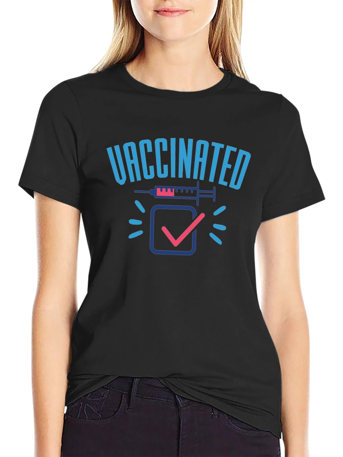 Vaccinated T-Shirt product image 2