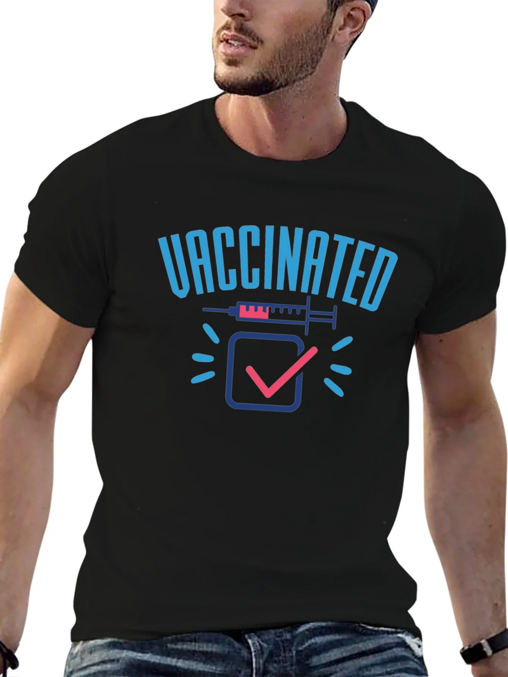 Vaccinated T-Shirt product image 6