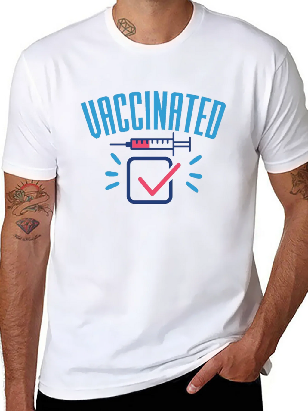 Vaccinated T-Shirt product image 7