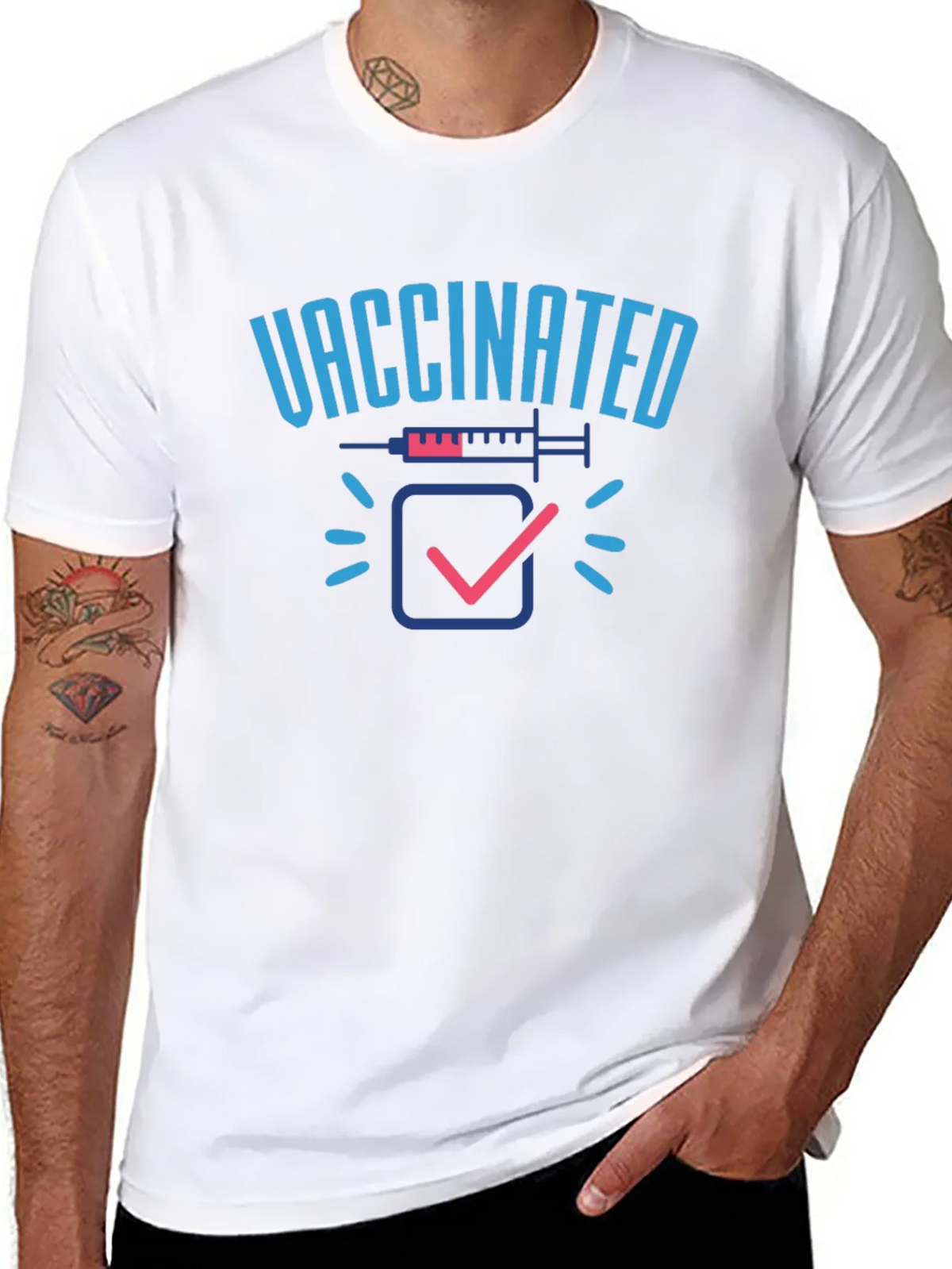 Vaccinated T-Shirt product image 7