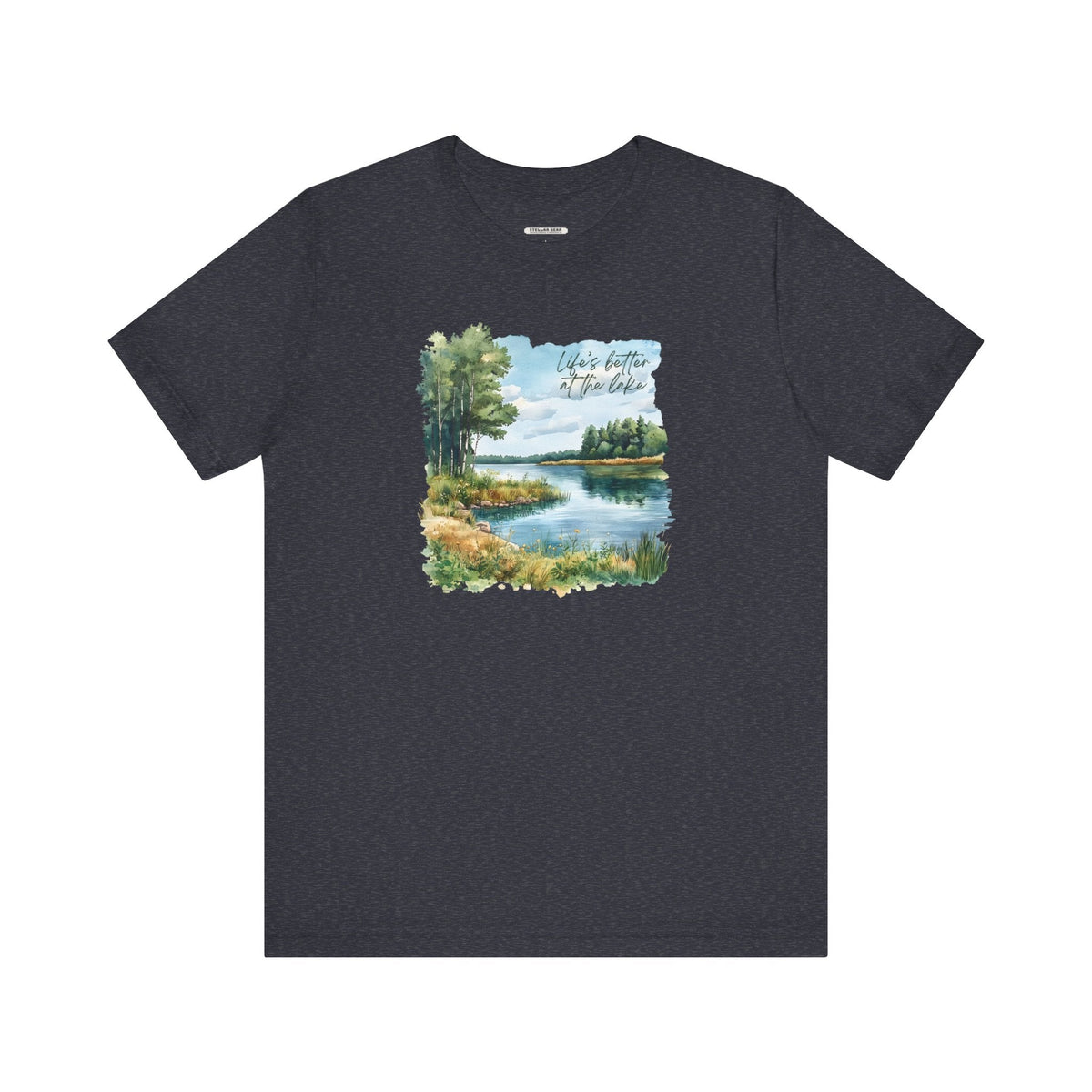 Life's Better at the Lake, Spring Trees Graphic T-Shirt product image 9