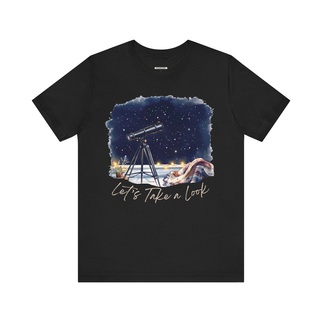 Let's Take a Look Telescope Graphic T-Shirt product image 9