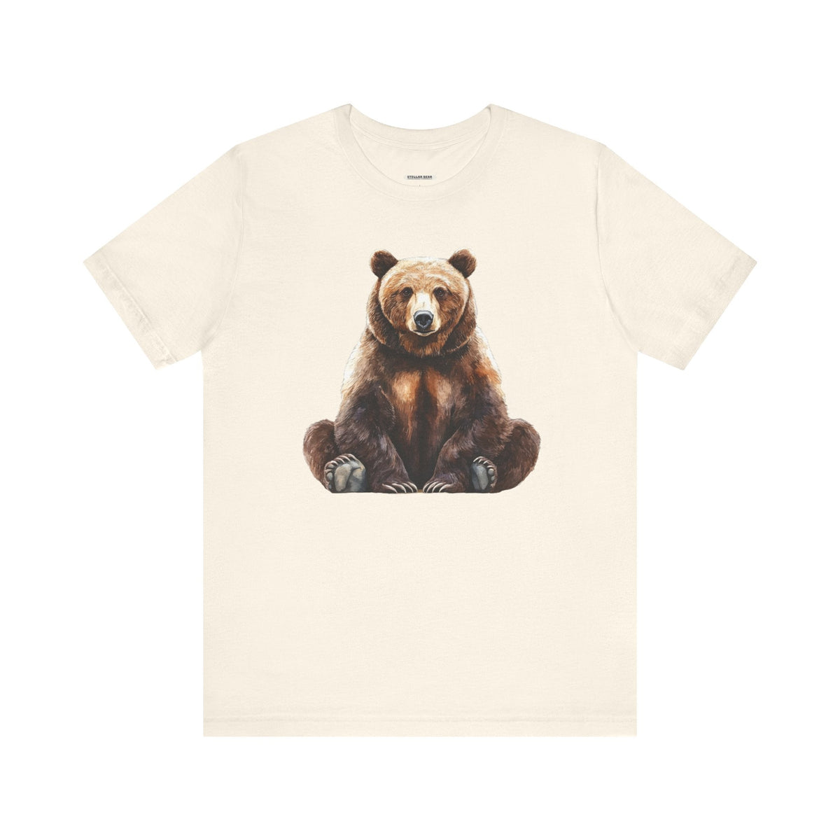Grizzly Bear Sitting Graphic T-Shirt product image 12