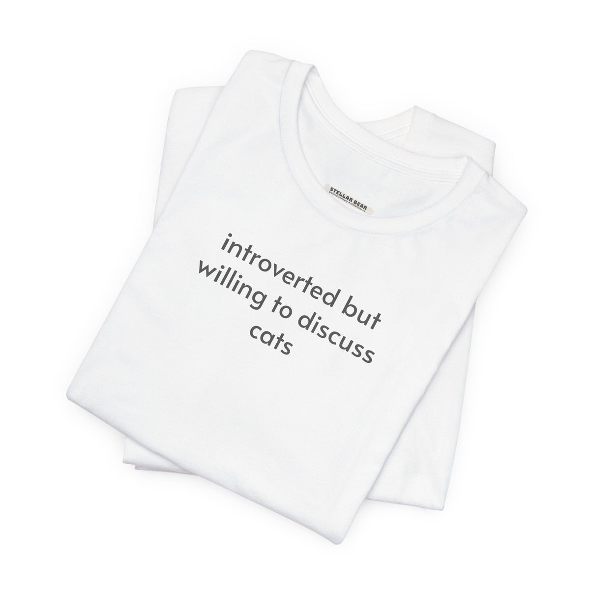 Introverted but Willing to Discuss Cats Minimalist Style product image 4