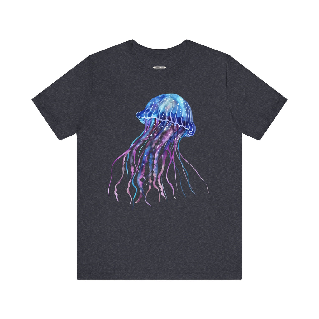 Jellyfish Blue Purple Graphic T-Shirt product image 8