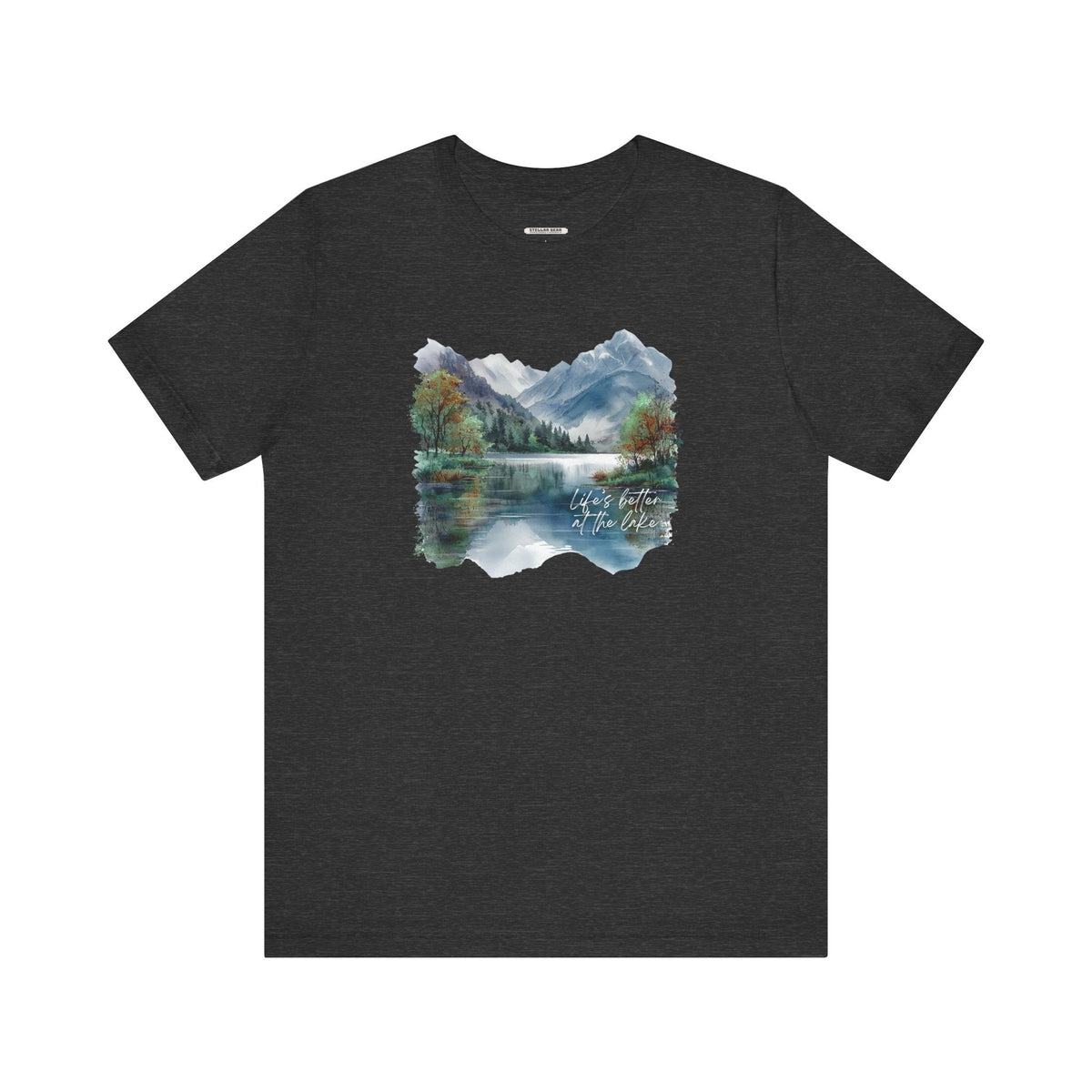 Life's Better at the Lake, Fall Trees Graphic T-Shirt product image 14