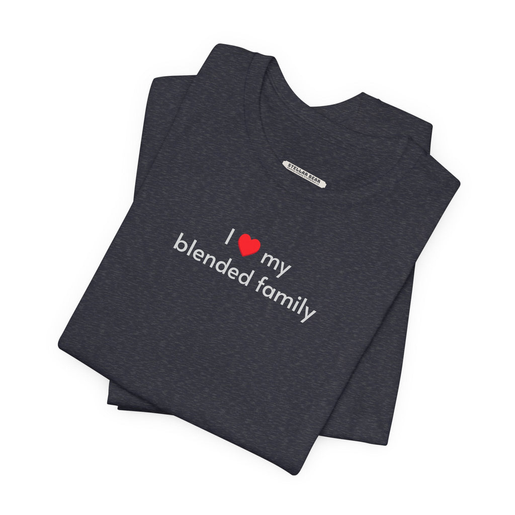 I Love My Blended Family Minimalist Style T-Shirt product image 2