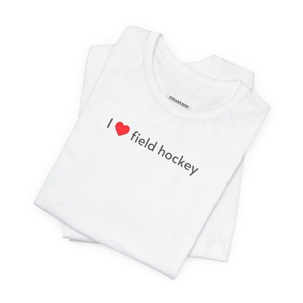 I Love Field Hockey Minimalist Style T-Shirt product image 8