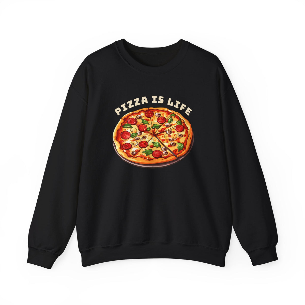 Pizza is Life Graphic Sweatshirt product image 1