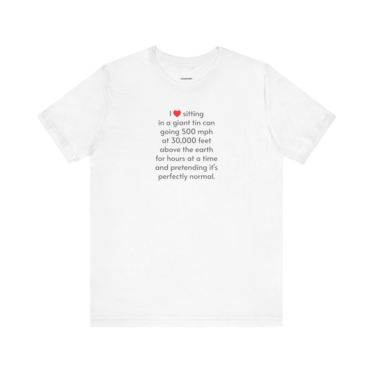 I Love Sitting in a Giant Tin Can (Flying) T-Shirt product image 11