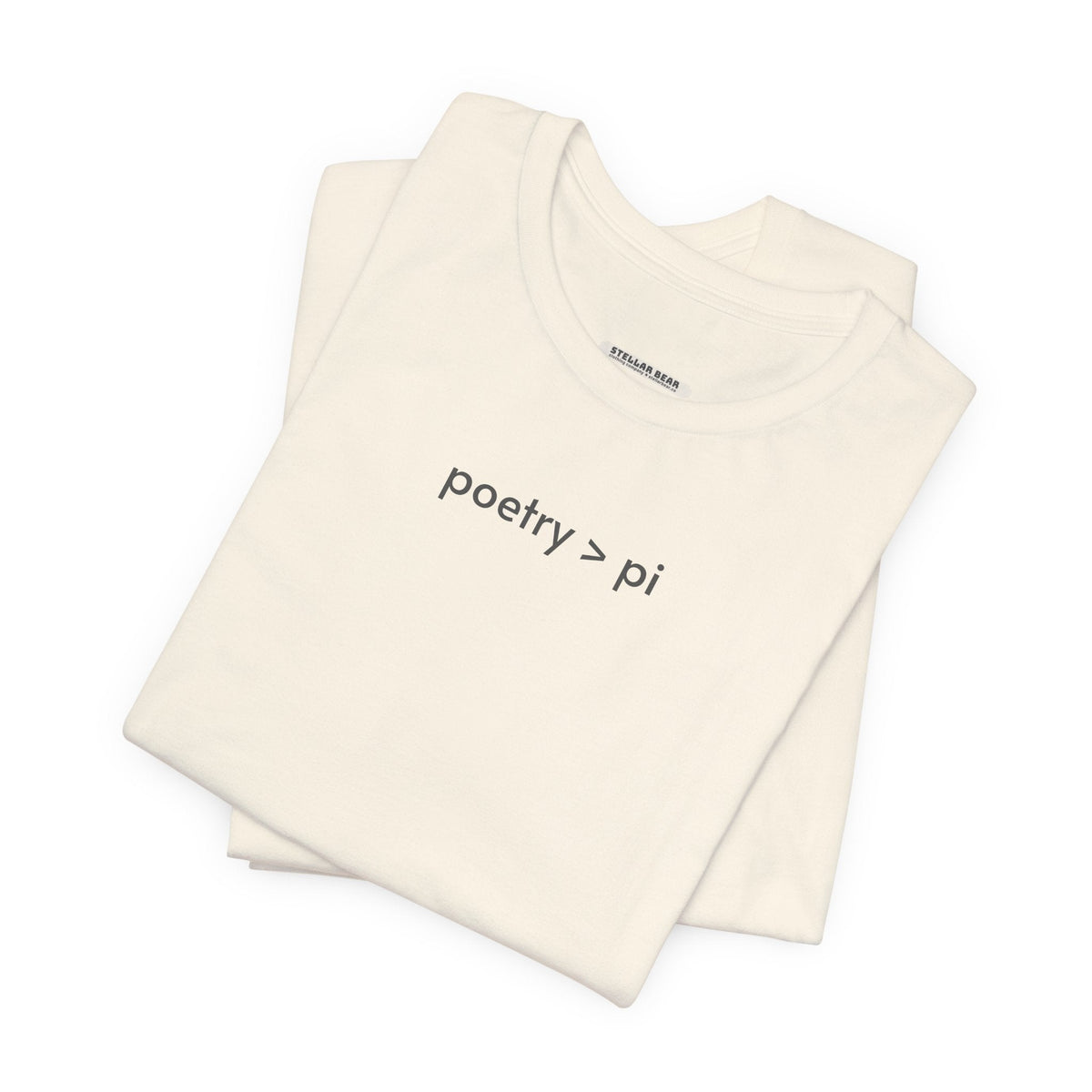 Poetry is Greater Than Pi Minimalist Style T-Shirt product image 3