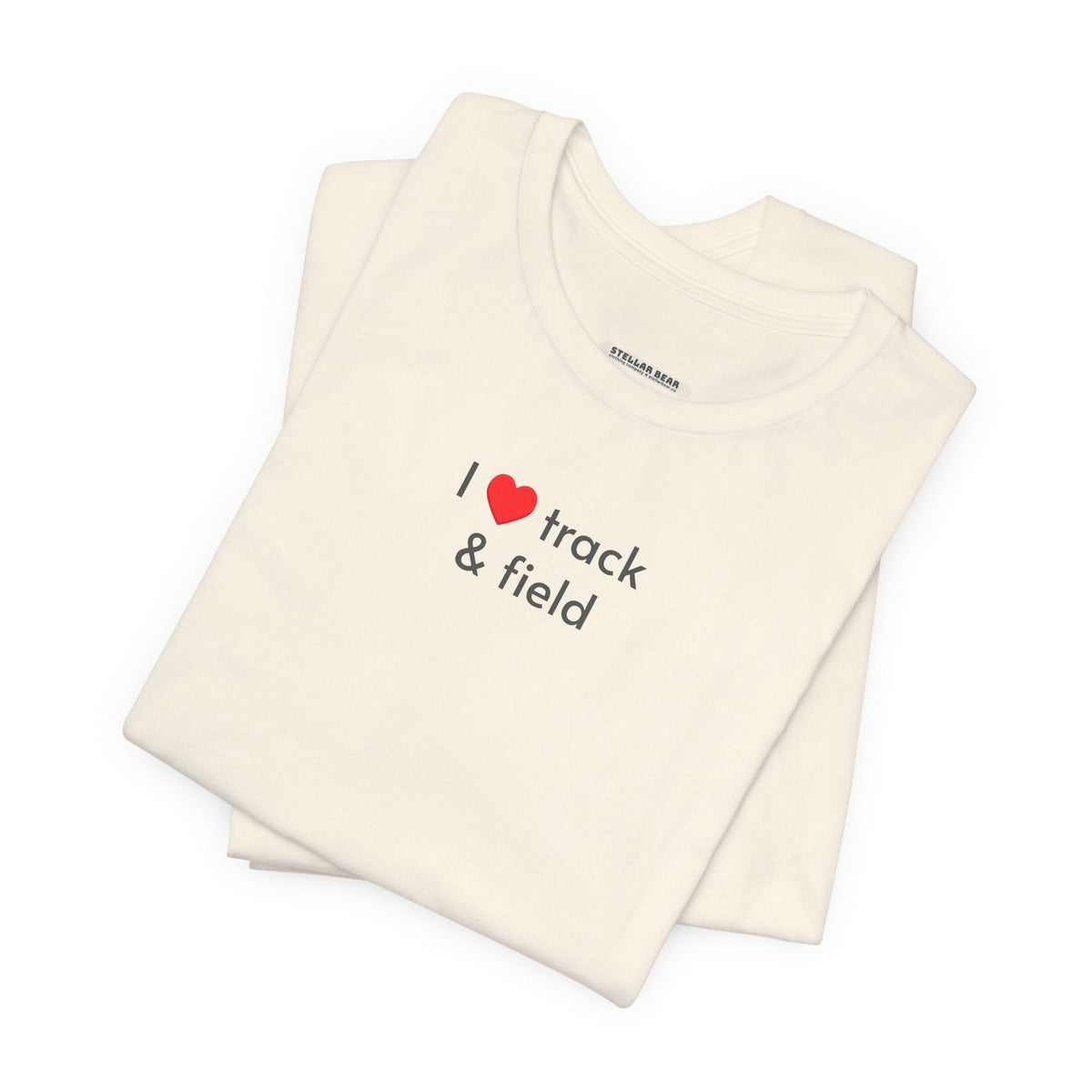 I Love Track & Field Minimalist Style T-Shirt product image 5